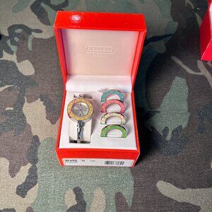 Vintage Coach interchangeable bezel watch